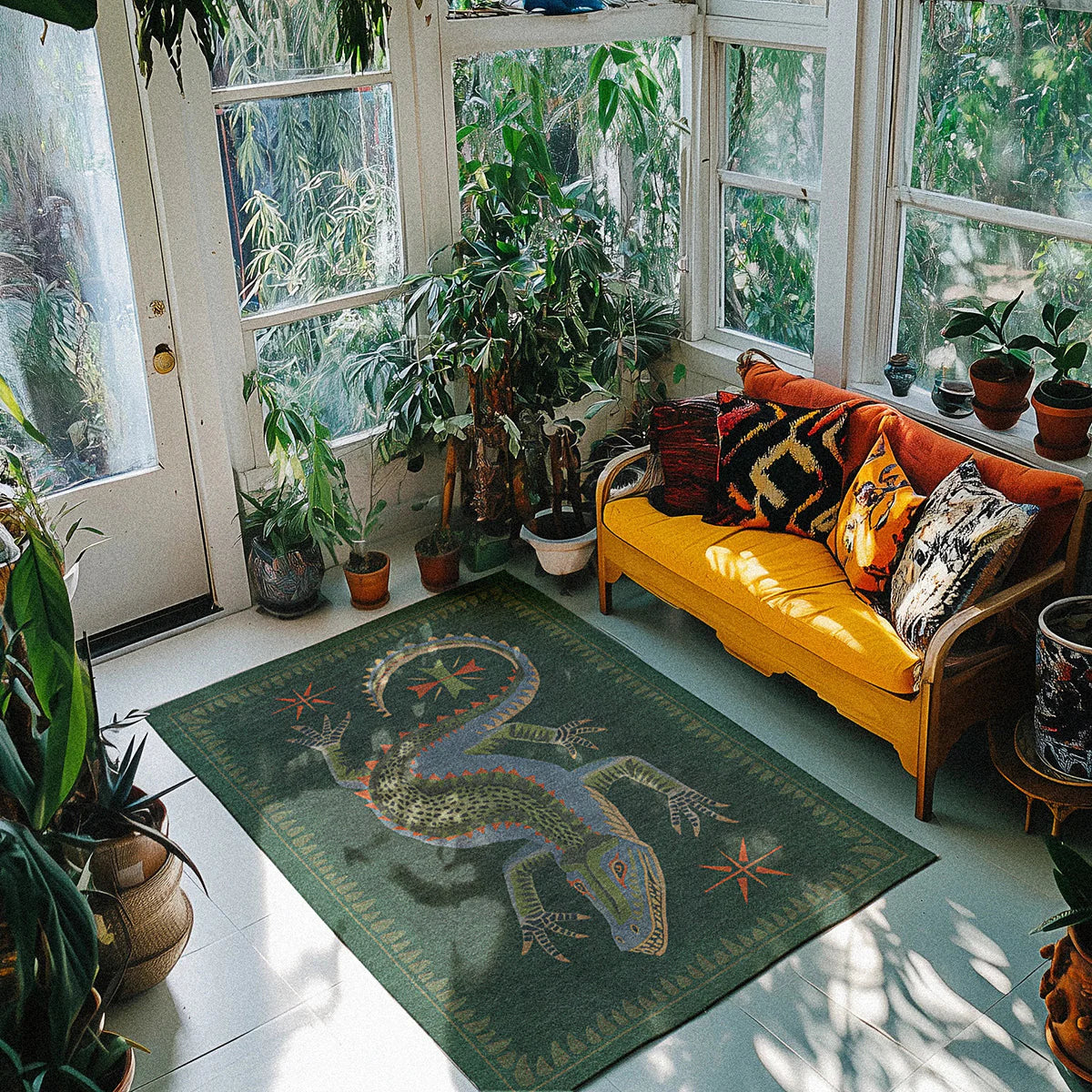 Hungry Alligator Area Rug