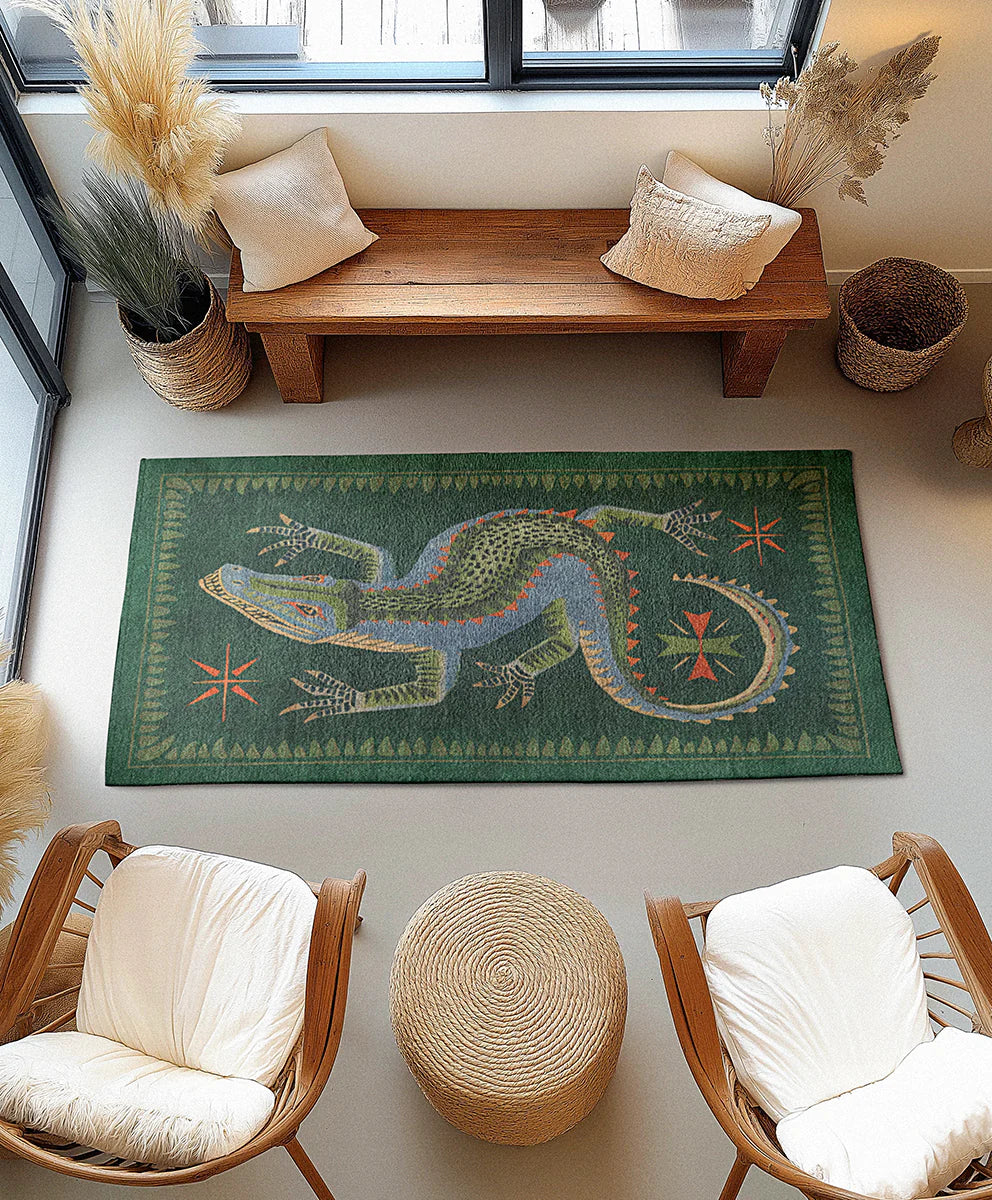 Hungry Alligator Area Rug