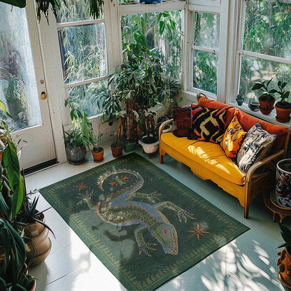 Hungry Alligator Area Rug