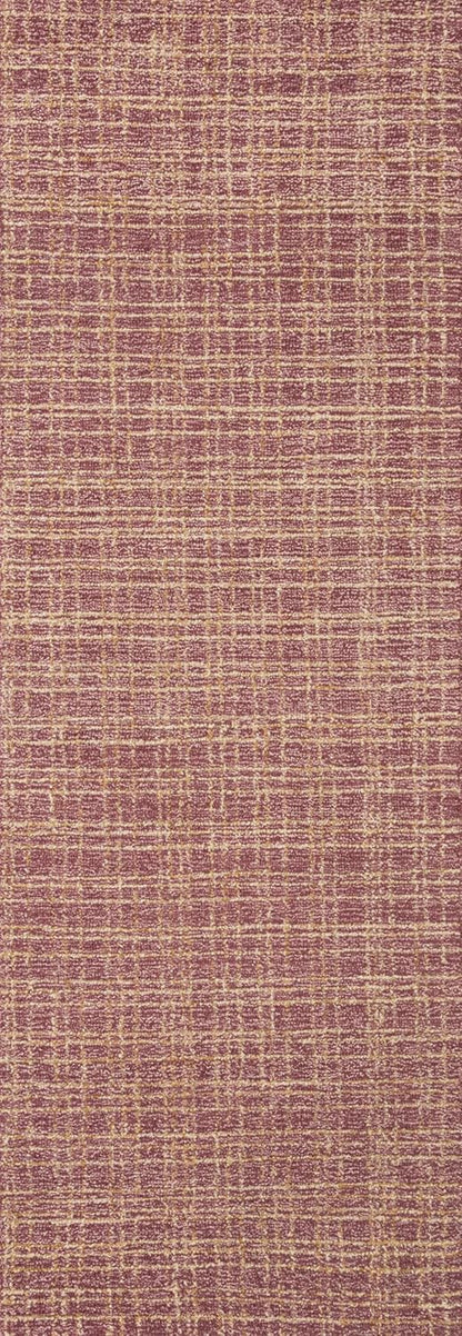 Chris Loves Julia Polly 7'-9" X 9'-9" Area Rug in Berry/Natural - Large Neutral Area Rug, Unique Patterned Rug for Living Room, Bedroom, Dining Area, Home Office