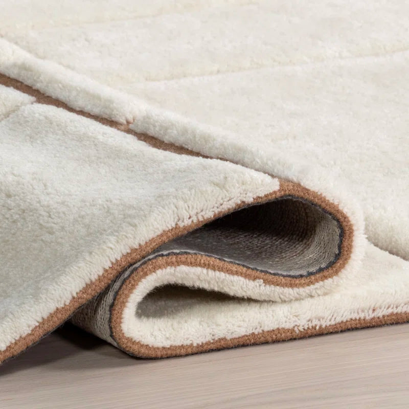 Brega Geometric New Zealand Wool Area Rug