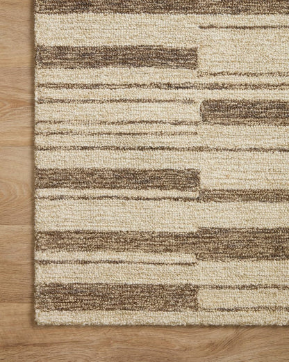 Chris Loves Julia X Polly Collection POL-04 Beige/Tobacco 9'-3" X 13' Area Rug