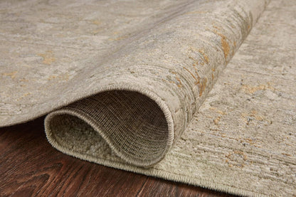 Chris Loves Julia Rosemarie 6'-3" X 9' Area Rug in Ivory/Natural - Classic No-Shed Area Rug, Soft Living Room Rug, Antique Inspired Modern Rug for Living Area, Bedroom, Dining Room