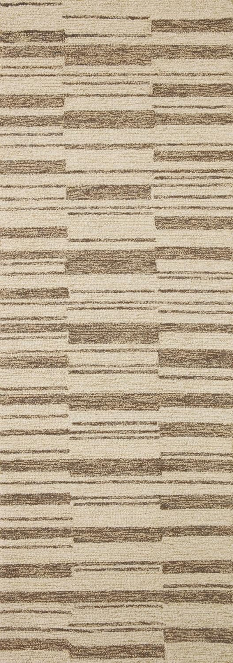 Chris Loves Julia X Polly Collection POL-04 Beige/Tobacco 9'-3" X 13' Area Rug