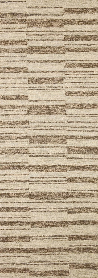 Chris Loves Julia X Polly Collection POL-04 Beige/Tobacco 9'-3" X 13' Area Rug