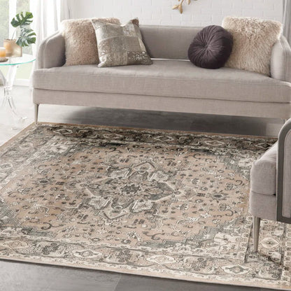 Jurado Oriental Beige/Gray Area Rug